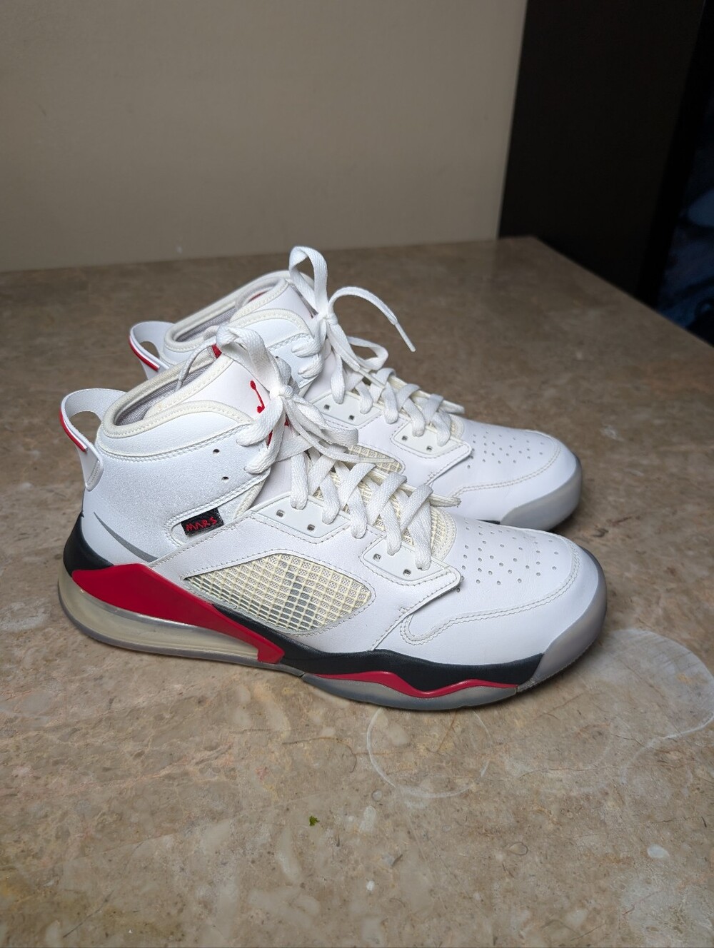 Nike Air Jordan Mars 270 ' Fire Red ' White (2019) Basketball Shoes Men Size 10